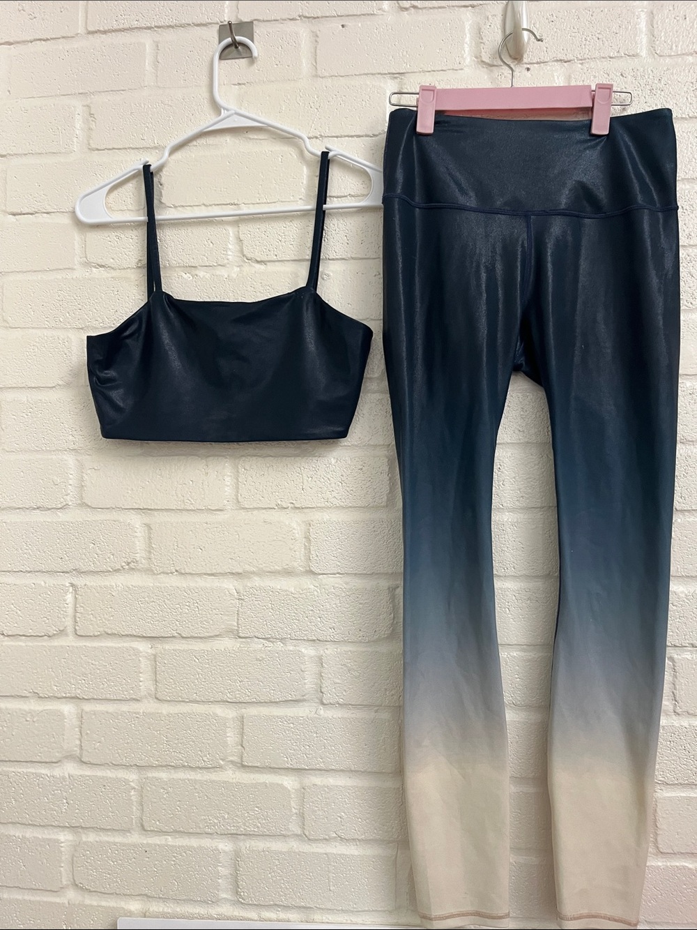 2 piece leggings and crop top